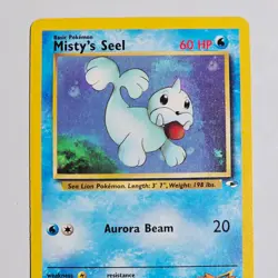 VTG 2000 Pokemon Misty’s Seel 88/132 Gym Heroes Unlimited WOTC TCG Card - Image 2