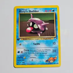 1st Edition Pokemon Misty’s Shellder Gym Heroes 89/132 WOTC 2000 Vintage Common - Image 1