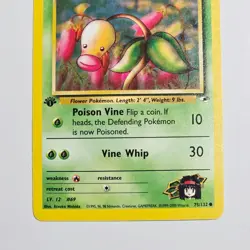 2000 Pokemon Gym Heroes Erika's Bellsprout 75/132 1st Edition WotC Vintage - Image 3