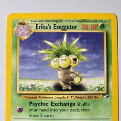 Pokemon TCG Erika's Exeggutor Gym Heroes 44/132 Uncommon 2000 Ken Sugimori LV.31 - Image 2