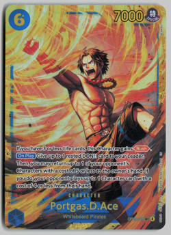 Portgas.D.Ace Alt Art OP13-119 SEC - Carrying on His Will One Piece ENGLISH - Image 1