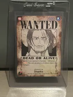 Shanks OP09-004 (Wanted Poster) Emperors in the New World Near Mint Foil English - Image 1