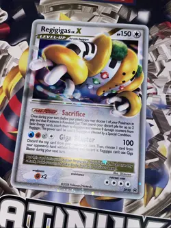 Regigigas LV.X DP30 Black Star Promo Holo Pokemon TCG Card LP Condition - Image 1