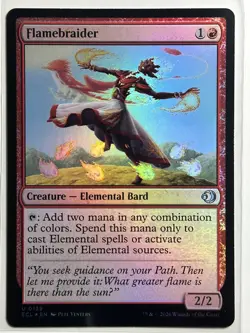 Flamebraider Lorwyn Eclipsed 139 Foil MTG Card LP-NM - Image 1