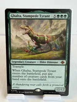 MTG Ghalta, Stampede Tyrant Legendary Creature Mythic Ixalan Regular #185 - Image 1
