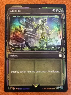 Atomize Showcase FOIL MTG Fallout NM-M 338 - Image 1
