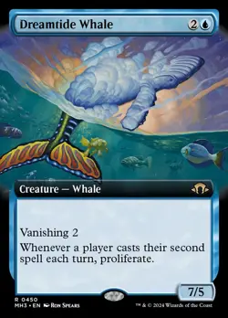 Dreamtide Whale (Extended Art) Modern Horizons 3 Regular - Image 1