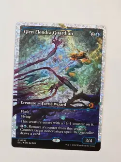 Glen Elendra Guardian (0393) (Showcase) (Fracture Foil) Lorwyn Eclipsed Foil NM - Image 1