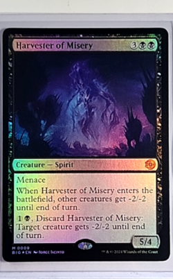 2024 MTG Magic the Gathering BIG The Big Score Foil #9 Harvester of Misery - Image 1