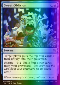 Sweet Oblivion Foil Theros Beyond Death Light Play MTG Magic DNA GAMES - Image 1