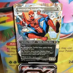 MTG Spectacular Spider-Man Borderless Non Foil #014 RARE - Image 1