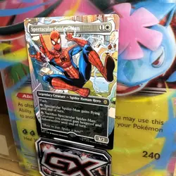 MTG Spectacular Spider-Man Borderless Non Foil #014 RARE - Image 2