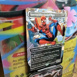 MTG Spectacular Spider-Man Borderless Non Foil #014 RARE - Image 3