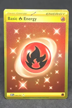 GOLD Fire Energy 230/197 - Sv03: Obsidian Flames - Pokemon Card TCG - Image 1