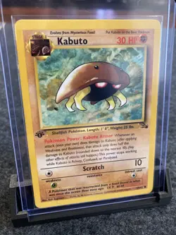 Pokemon TCG - Kabuto (50/62) Fossil - 1st Edition - NM - Image 4