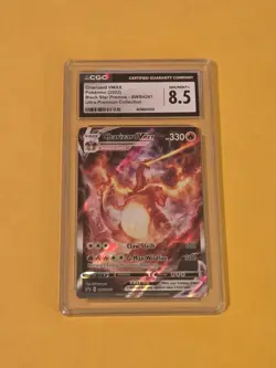 CGC 8.5 Charizard VMAX Black Star Promo SWSH261 UPC Pokemon Card TCG - Image 1