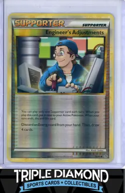 2010 Pokemon Unleashed #75/95 Engineer's Adjustments Reverse Holo F672 - Image 1
