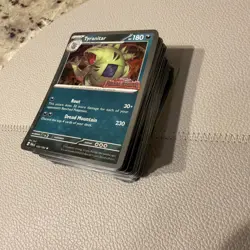 LOT OF (100) Pokemon TCG Tyranitar 135/193 Cosmos Scarlet & Violet Paldea PROMO - Image 3