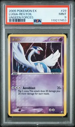 Pokemon Lugia 29/115 - PSA 9 MINT - Unseen Forces Reverse Holo Stamp *NEW CERT* - Image 1