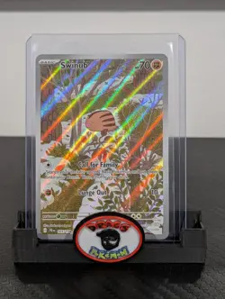 Pokemon Card 2025 SWINUB Illustration Rare IR 165/159 Journey Together NM/M - Image 1