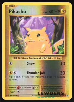Pikachu - 35/108 - Reverse Holo Common - XY Evolutions - Pokemon Card - Image 1