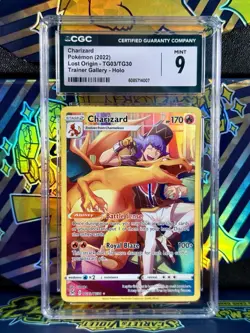 Pokemon Lost Origin Charizard TG03/TG30 CGC Mint 9 - Image 1