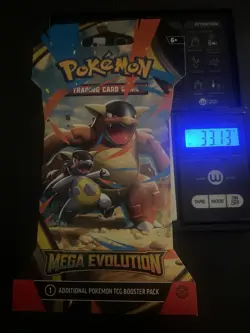 (VERY HEAVY) 33.13g Pokemon TCG Mega Evolution Sleeved Booster Pack (SEALED)✅ - Image 1