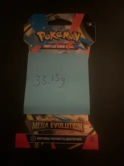 (VERY HEAVY) 33.13g Pokemon TCG Mega Evolution Sleeved Booster Pack (SEALED)✅ - Image 3