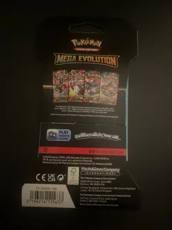 (VERY HEAVY) 33.13g Pokemon TCG Mega Evolution Sleeved Booster Pack (SEALED)✅ - Image 4