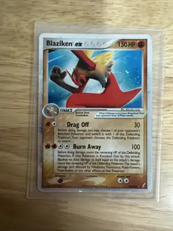 Pokemon TCG Blaziken EX Holo Ultra Rare Card 90/100 EX Crystal Guardians 2006 NM - Image 1