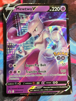 Mewtwo V - SWSH223 - SWSH Black Star Promos NM, English Pokemon Promos - Image 1