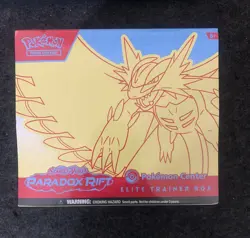 Paradox Rift Pokemon Center ETB Exclusive Roaring Moon Factory Sealed - Image 1