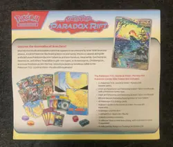 Paradox Rift Pokemon Center ETB Exclusive Roaring Moon Factory Sealed - Image 2