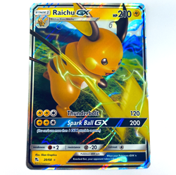 Pokemon TCG Card: Raichu GX 20/68 - Hidden Fates - Ultra Rare Holo Foil NM - Image 1