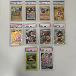Pokemon Psa Graded Cards Lot - Image 1