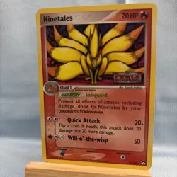 Pokemon TCG Ninetales EX Power Keepers Stamped Holo Card 19/108 LP - Image 1