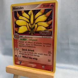 Pokemon TCG Ninetales EX Power Keepers Stamped Holo Card 19/108 LP - Image 2