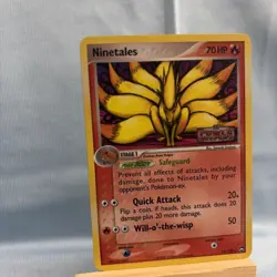 Pokemon TCG Ninetales EX Power Keepers Stamped Holo Card 19/108 LP - Image 3