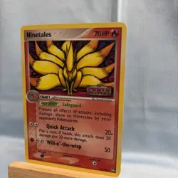 Pokemon TCG Ninetales EX Power Keepers Stamped Holo Card 19/108 LP - Image 4