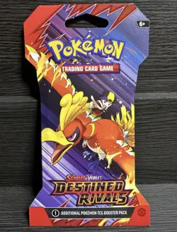 Pokemon TCG Destined Rivals - Lot of 4 Sleeved Booster Packs - ART SET - NEW - Image 3