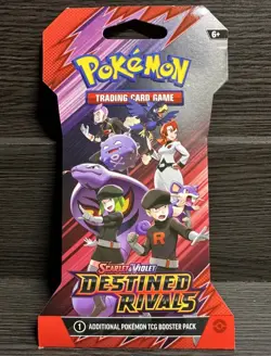 Pokemon TCG Destined Rivals - Lot of 4 Sleeved Booster Packs - ART SET - NEW - Image 4