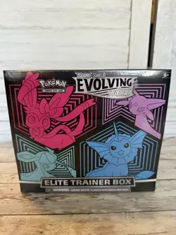 Pokemon TCG SWSH Evolving Skies Elite Trainer Box ETB Sealed - Image 1