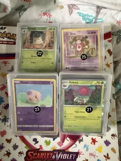 Pokemon TCG Scarlet & Violet 151 Mega Evolution Lot Rabska Mr. Mime - Image 2