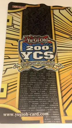 Official Yu-Gi-Oh! 200th YCS Gold Sarcophagus Playmat - Konami 2018 Ultra Rare - Image 2