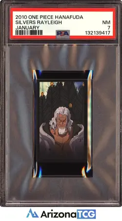 One Piece 2010 Silvers Rayleigh January One Piece Hanafuda PSA 7 - Image 1