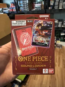 New Sealed! English Version One Piece TCG Sound Loader Volume 1 - Luffy - Image 1
