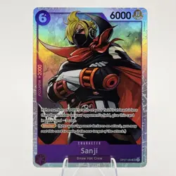 One Piece 500 Years in the Future #OP07-064 Super Rare Holo TCG Sanji - Image 1