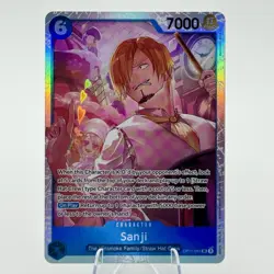 One Piece A Fist of Divine Speed #OP11-051 Super Rare Foil TCG Sanji - Image 1