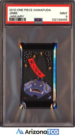 One Piece 2010 Jinbe January One Piece Hanafuda Japanese Mint PSA 9 - Image 1