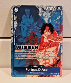 Portgas.D.Ace OP07-053 Winner Stamp One Piece Card Game Portgas D Ace - Image 1